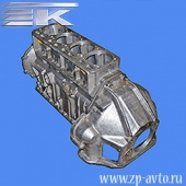 Блок цилиндров двигателя ЗМЗ-402  с картером сцепления (ЗМЗ)